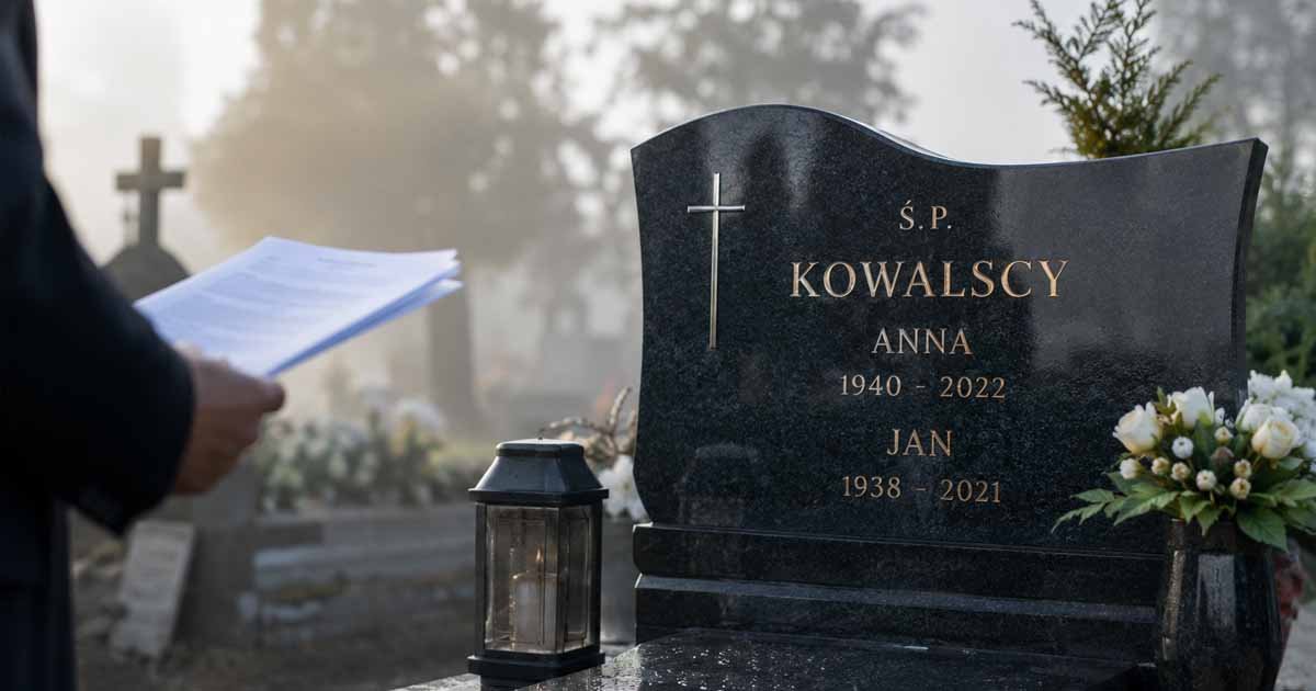 Formalności pogrzebowe i montaż nagrobka – jakie dokumenty?'